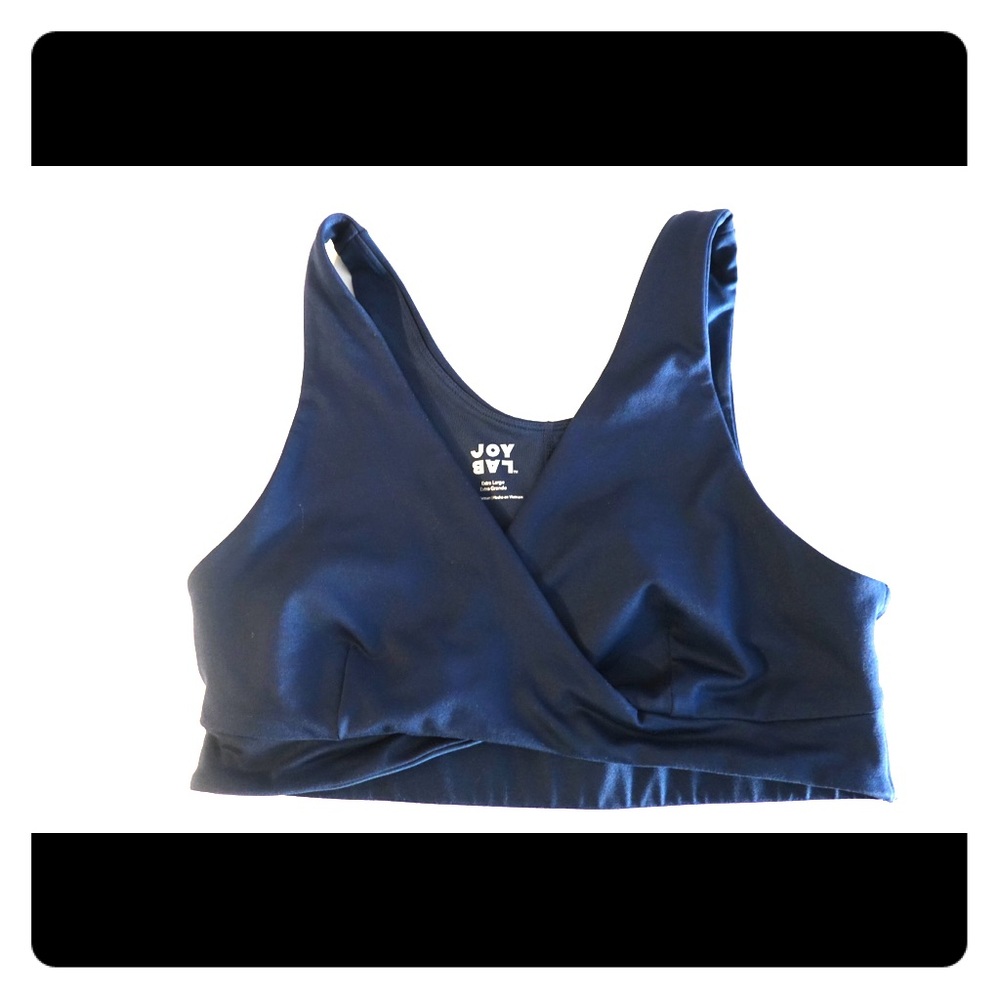 Women’s comfort v neck wrap sports bra